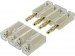 Bannana connector; 4mm2; gold plated 