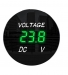 car voltmeter green backlight 