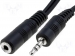 CABLE-403/3.5 AUX įėjimo laidas, 3.5mm kištukas-3.5mm lizdas 