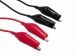 Test leads 1m; 60VDC; red and black; 2x test lead 