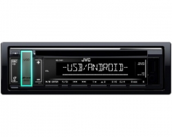 JVC, KD-T401 CD/USB MP3/WMA automagnetola su AUX įėjimu 