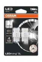 Osram LED lemputės, W21/5W T20 W3x16q 12V/1,5W(21W)Balta, 2vnt. 75