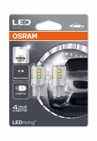 Osram LED lemputės, W21W T20 W3x16D 12V/2,5W(21W) Balta 6000K, 2vn