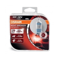 Osram lemputės Night Breaker Unlimited,+110%, H7, 55W, DUO