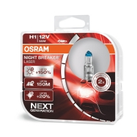 Osram car lamp Night Breaker Laser, H1, 55W, DUO O64150NL-HCB
