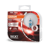 Osram car lamp Night Breaker Laser, H8, 35W, DUO O64212NL-HCB 