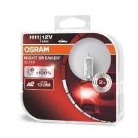 Osram car lamp SILVER +100%, H11, 55W, DUO 64211NBS-HCB 