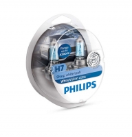 Philips lemputės White Vision Ultra, +60%  H7, 55W, DUO 12972WVUSM 