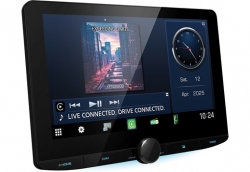 KENWOOD, DMX9724XDS 1-DIN-Moniceiver mit ausfahrbarem 10.1"-Touchscreen, einfachem Smartphone-Direkt