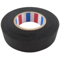 Izoliacinė juosta medžiaginė19mm/25m, juoda, lygi, plėšoma 