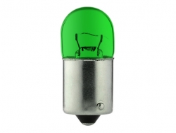 Bosma car lamp BA15s, 5W, green 