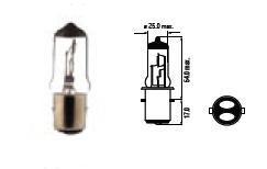Bosma car lamp BA20d, 35/35W 