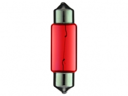 Bosma lemputė SV8.5, 5W, raudona 10X36 