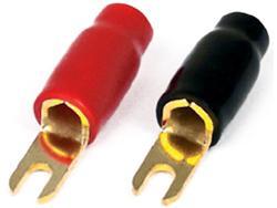 CALIBER, PT15.4 šakutės 15mm² maitinimo kabeliui, raudona+juoda 