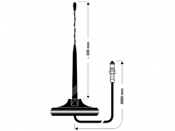 Hirschmann, MCA 18 91 OG car antennas 