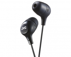 JVC, HA-FX38BE, juodos sp. dinaminės ausinės