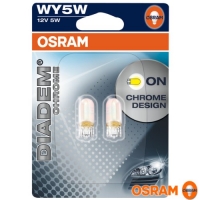 Osram lemputė T10, WY5W, 5W, W2.1x9.5d Diadem chrome, 2vnt, Blist. 