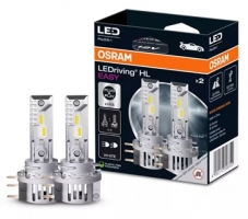 Osram LED pagrindinės šviesos H15, 6000K, 2vn, 64176DWESY2-2HB 
