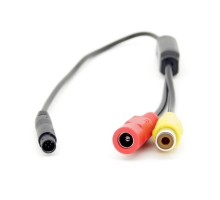 LA4PRCA01 atbulinės kameros adapteris 4PIN->RCA+AC