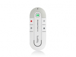 SuperTooth BUDDY balta automobilinė Bluetooth laisvų rankų įranga