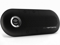 SuperTooth CRYSTAL juoda Bluetooth laisvų rankų įranga