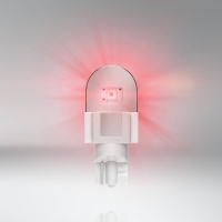 Osram LED lamps W16W T15 W2.1x9.5d 12V/2W(16W) RED, 2pcs 921DRP-02B