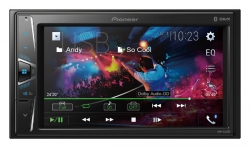 Pioneer, DMH-G221BT 6.2" touchscreen tuner with USB, Aux-in and video out. Also supports iPo 