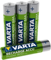 VARTA, 800mAh 1.2V,HR03 / AAA,  rechargeable batteries 