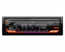 JVC, KD-X482DBT Bluetooth® Wireless Technology Dual USB Receiver with AUX