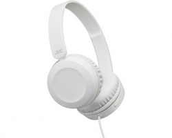 JVC, HA-S31MW-EX, baltos sp. dinaminės ausinės, mikrofonas