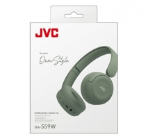 JVC, HA-S59W-GU, Fully-Enclosed Dynamic Headphones 