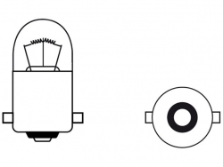 Bosma car lamp BA15s, 8W,  48V lifts 