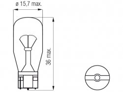 Bosma lemputė T15, 10W 