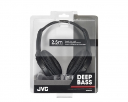 JVC, HA-RX330E, juodos sp. dinaminės ausinės