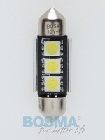 Bosma, lemputė CANBUS, SV8.5, 3xSMD5050, 36mm