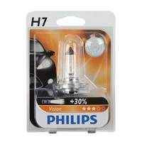 Philips car lamp Vision +30%, H7, 55W 12972PRB1
