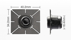 Steel mate parking sensors, black matt 