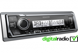 Kenwood, KMR-M508DAB Bluetooth® Wireless Technology Dual Marine