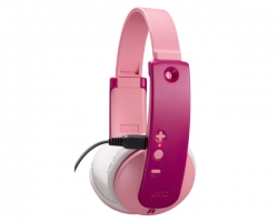 JVC, HA-KD10W-PE, Fully-Enclosed Dynamic Headphones