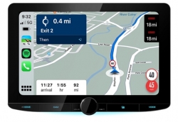 KENWOOD, DMX9724XDS 1-DIN-Moniceiver mit ausfahrbarem 10.1"-Touchscreen, einfachem Smartphone-Direkt