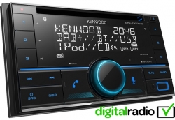 Kenwood, DPX-7300DAB 2-DIN USB/CD Receiver with AUX