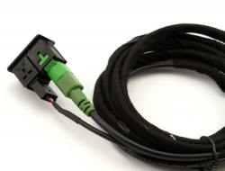 mounting USB and AUX connector male-female with bracket