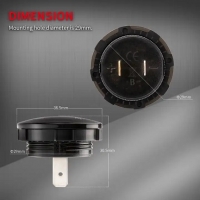 car voltmeter white backlight 