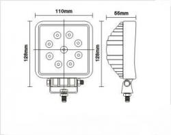 LED working light 27W