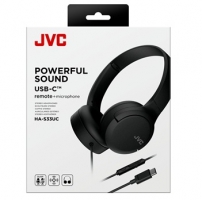 JVC, HA-S33UC-BU, Fully-Enclosed Dynamic Headphones 