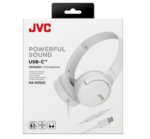 JVC, HA-S33UC-WU, Fully-Enclosed Dynamic Headphones 