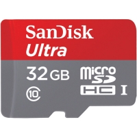 32GB Memory card microSD Sandisk, max 98MB/s 