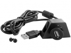 USB jungtis su laikikliu, laido ilgis 1m 