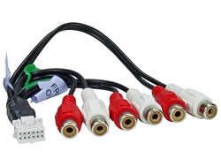 RCA connector for Pioneer DEH-P80MP 12pin AUDIO 