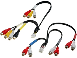 RCA connector for Alpine INA-W900 10/12pin AV 